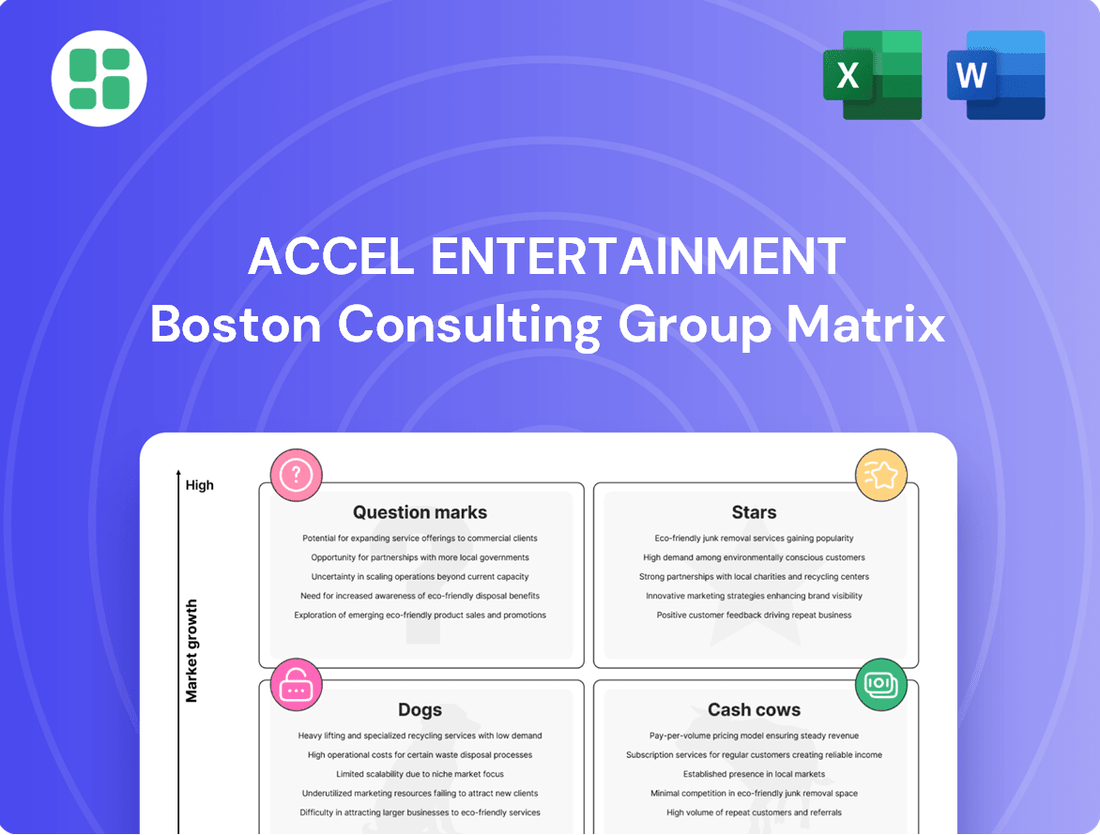 Accel Entertainment Boston Consulting Group Matrix