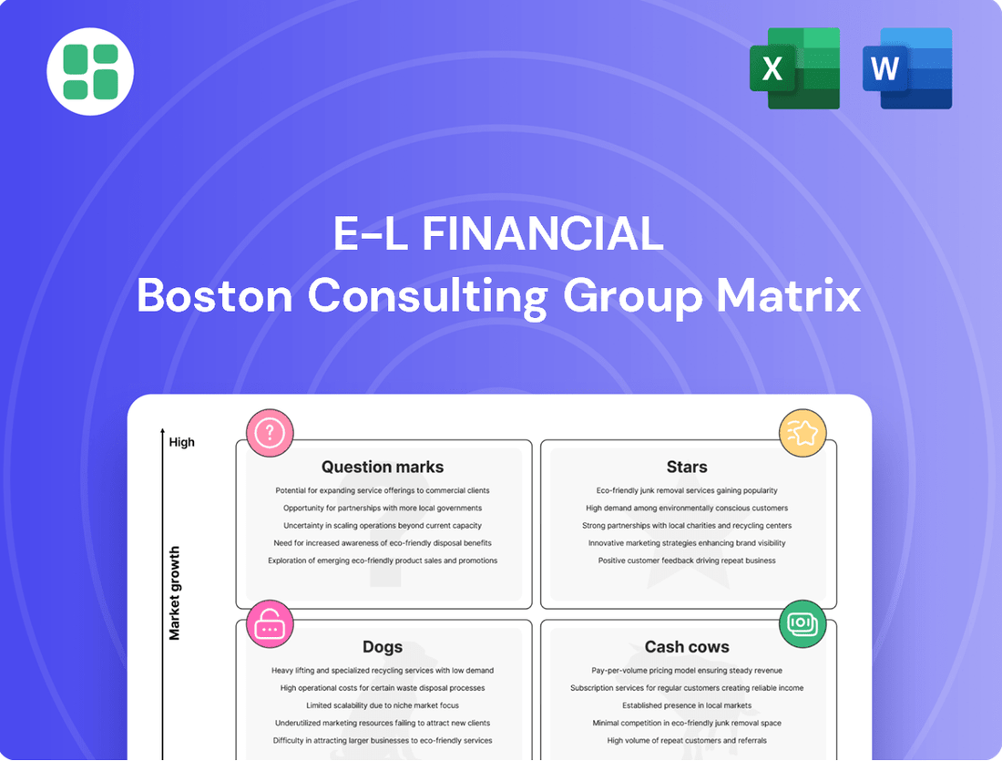 E-L Financial Boston Consulting Group Matrix