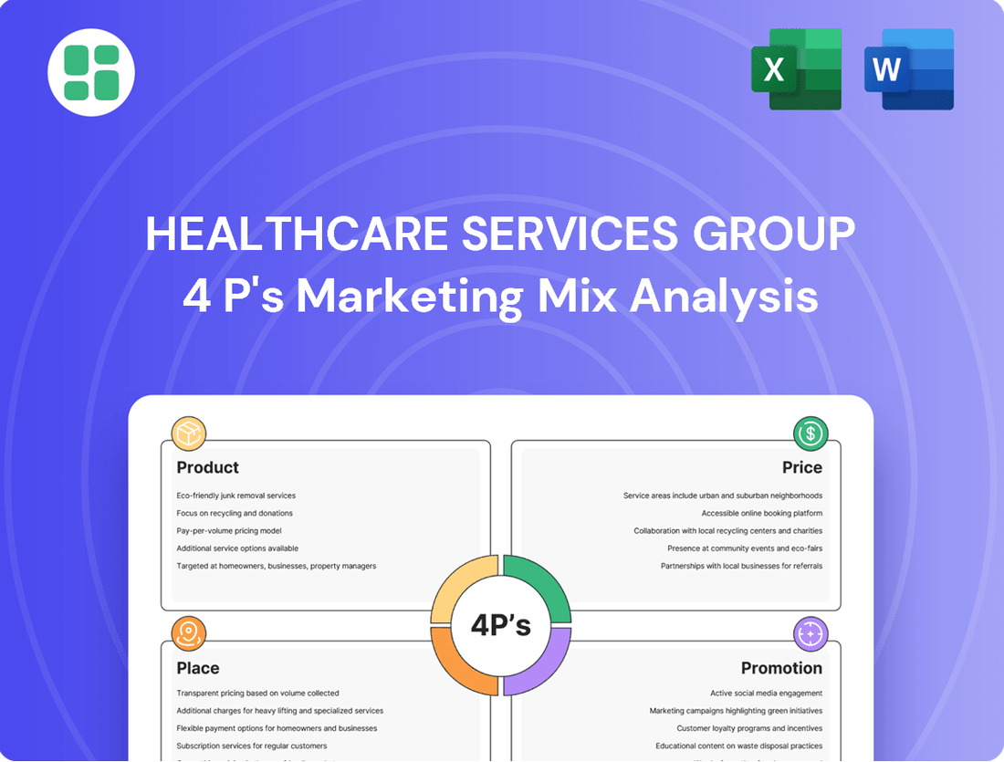 Healthcare Services Group Marketing Mix