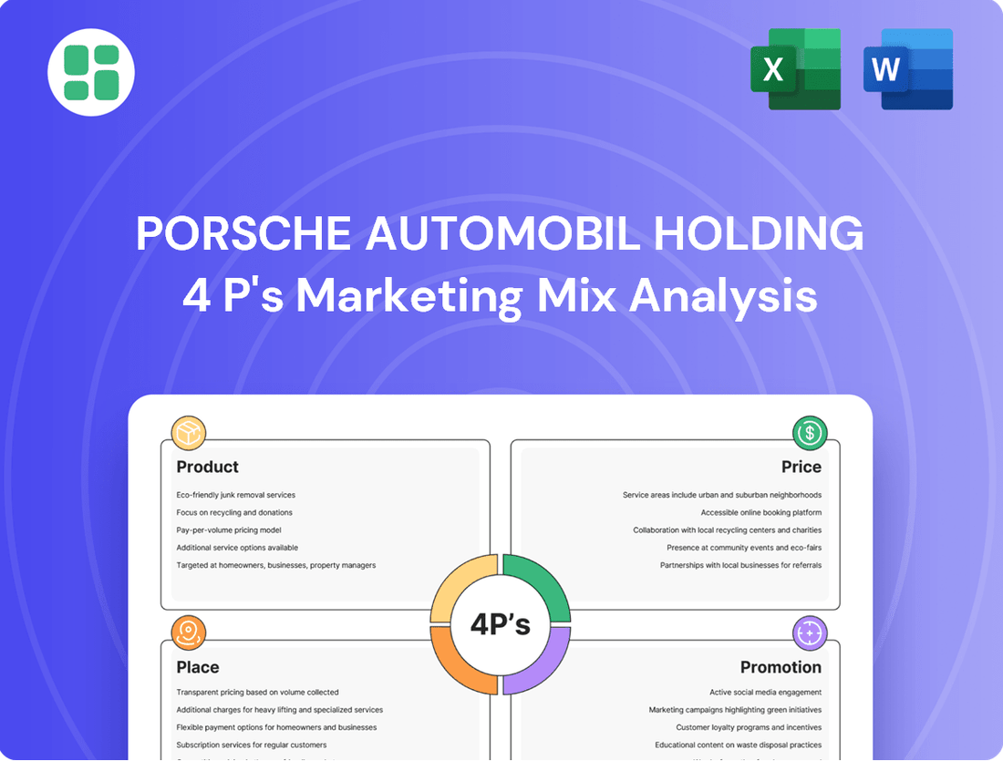 Porsche Automobil Holding Marketing Mix