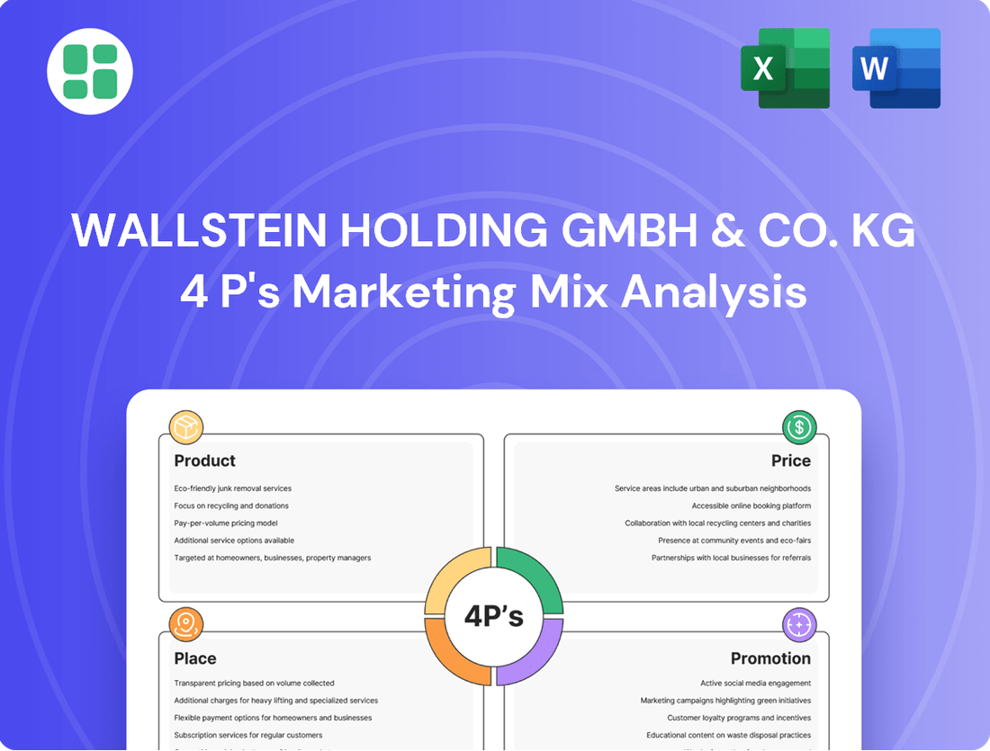Wallstein Holding GmbH & Co. KG Marketing Mix