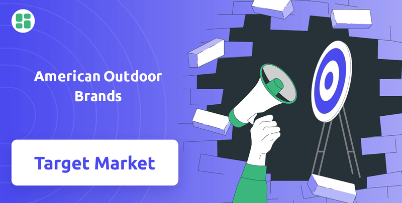 What is Customer Demographics and Target Market of American Outdoor Brands Company?