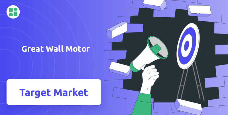What is Customer Demographics and Target Market of Great Wall Motor Company?