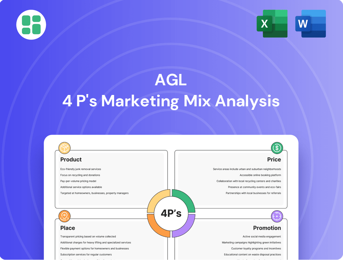 AGL Marketing Mix