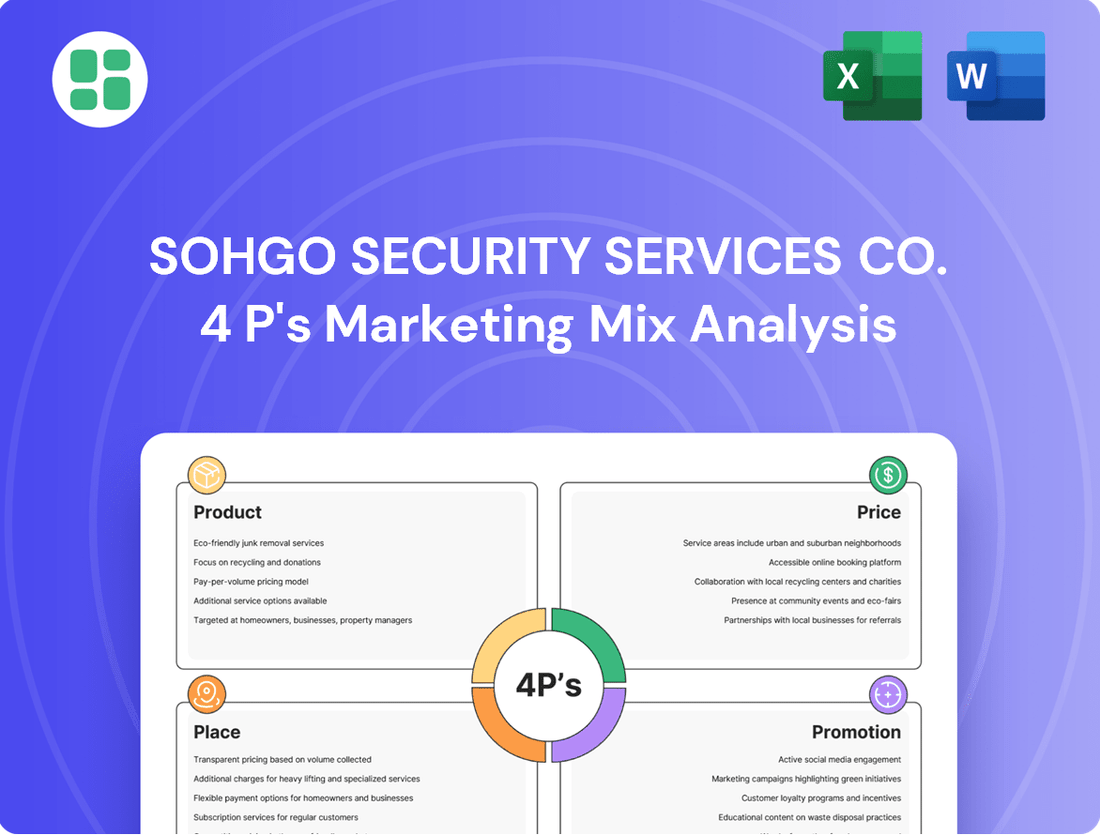 Sohgo Security Services Co. Marketing Mix