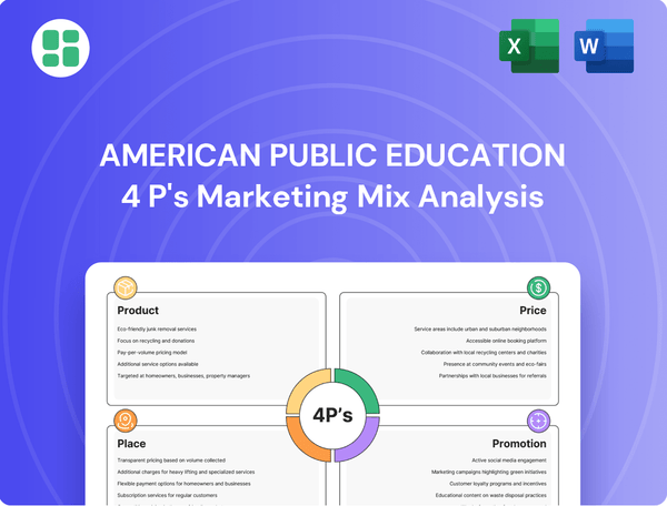 American Public Education Marketing Mix