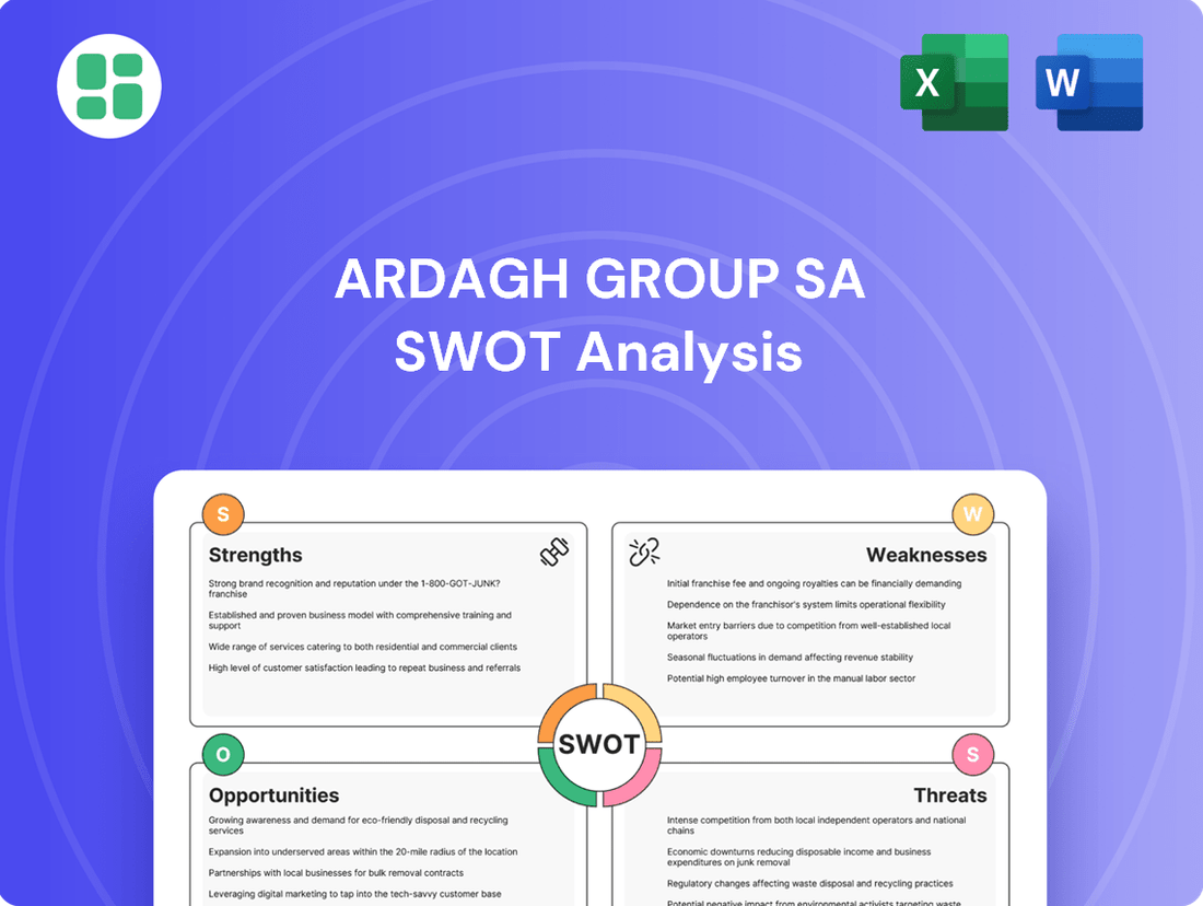Ardagh Group SA SWOT Analysis