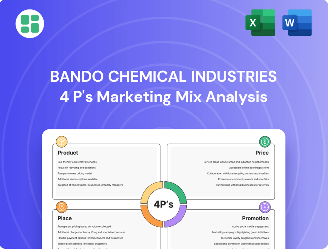 Bando Chemical Industries Marketing Mix