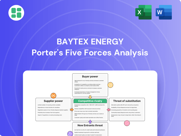 Baytex Energy Porter's Five Forces Analysis
