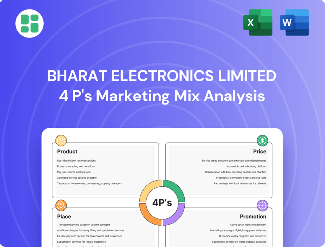 Bharat Electronics Limited Marketing Mix