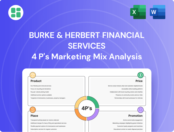 Burke & Herbert Financial Services Marketing Mix