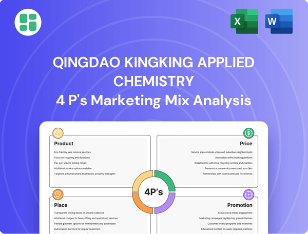 Qingdao Kingking Applied Chemistry Marketing Mix