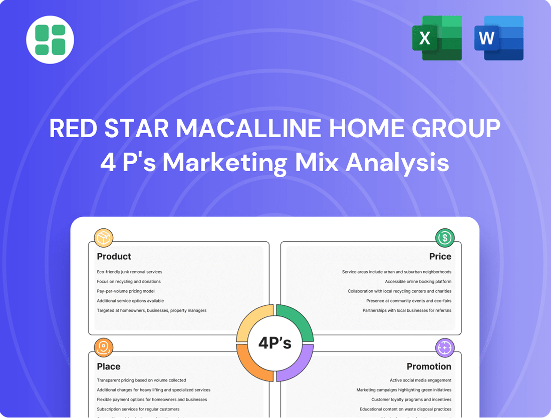 Red Star Macalline Home Group Marketing Mix