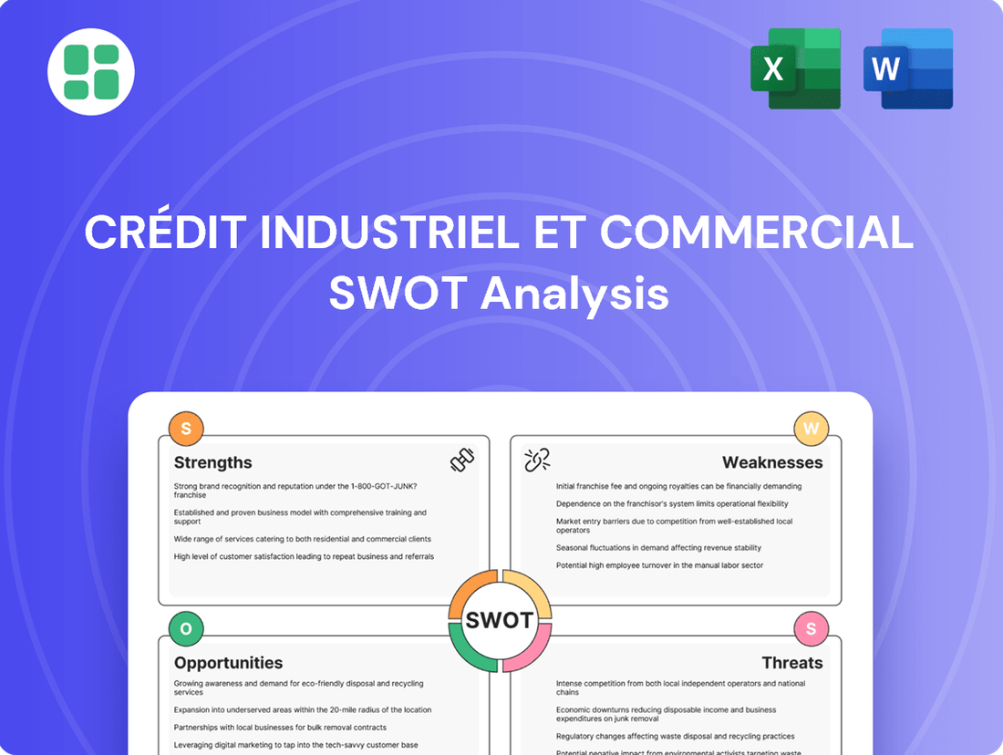 Crédit Industriel et Commercial SWOT Analysis