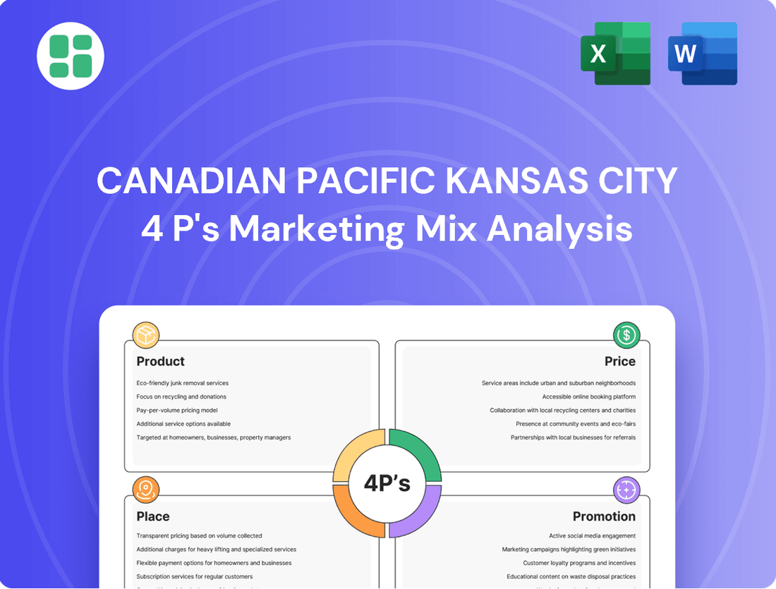 Canadian Pacific Kansas City Marketing Mix
