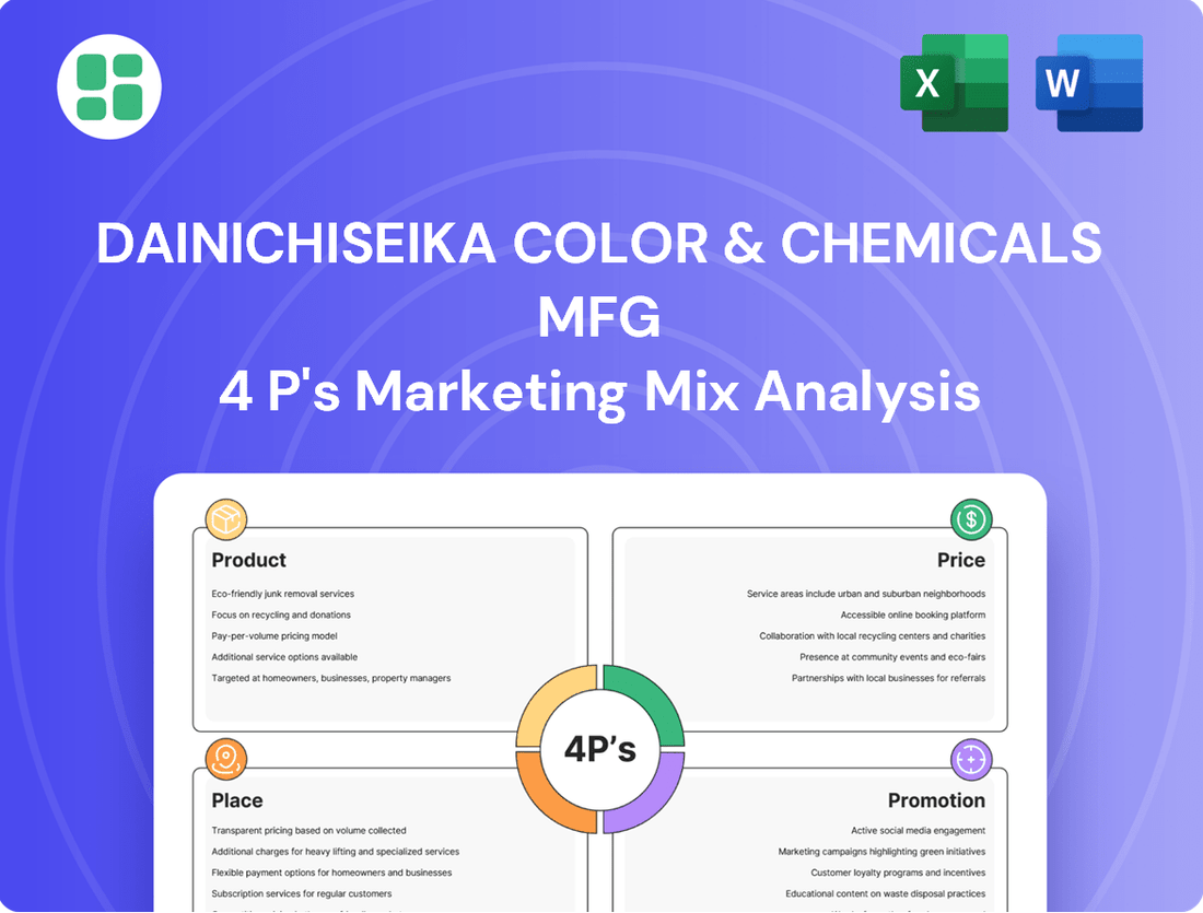 Dainichiseika Color & Chemicals Mfg Marketing Mix