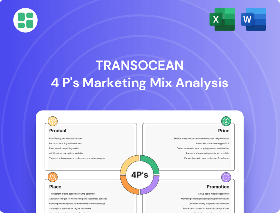 Transocean Marketing Mix