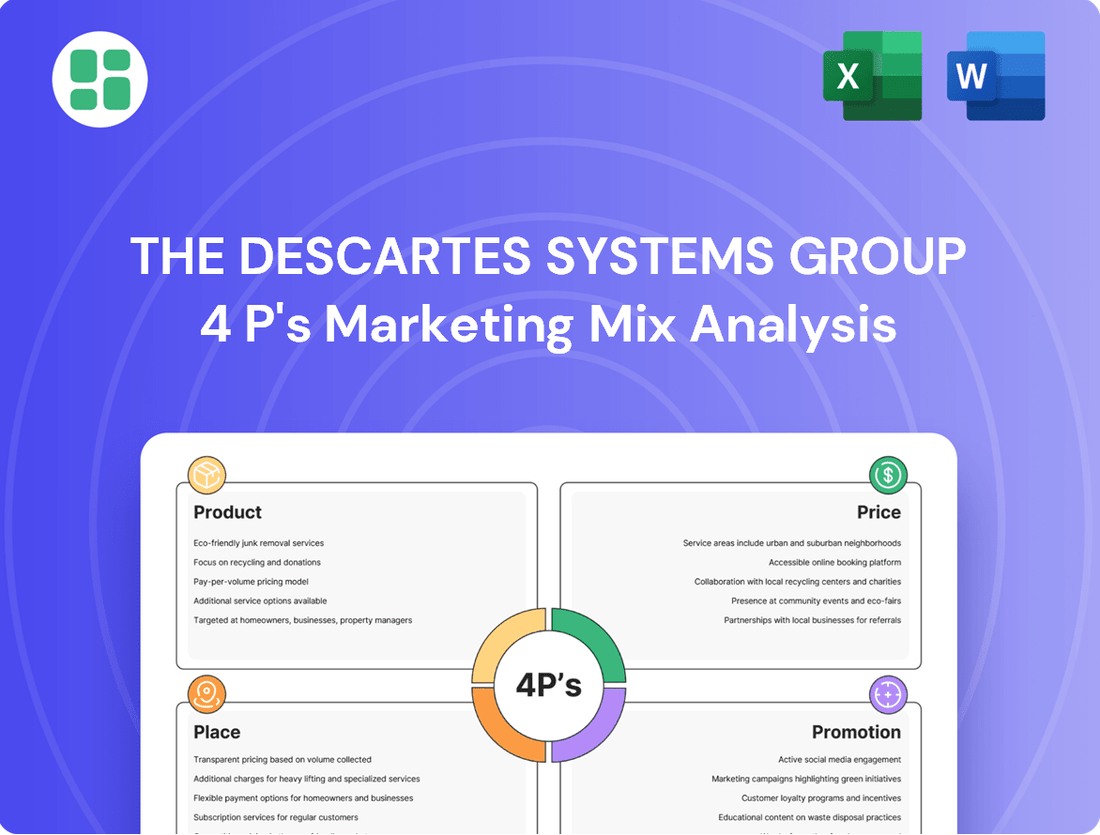 The Descartes Systems Group Marketing Mix