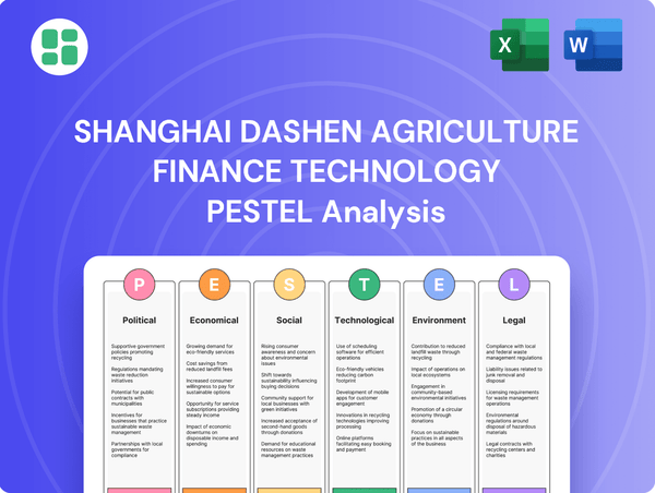 Shanghai Dashen Agriculture Finance Technology PESTLE Analysis