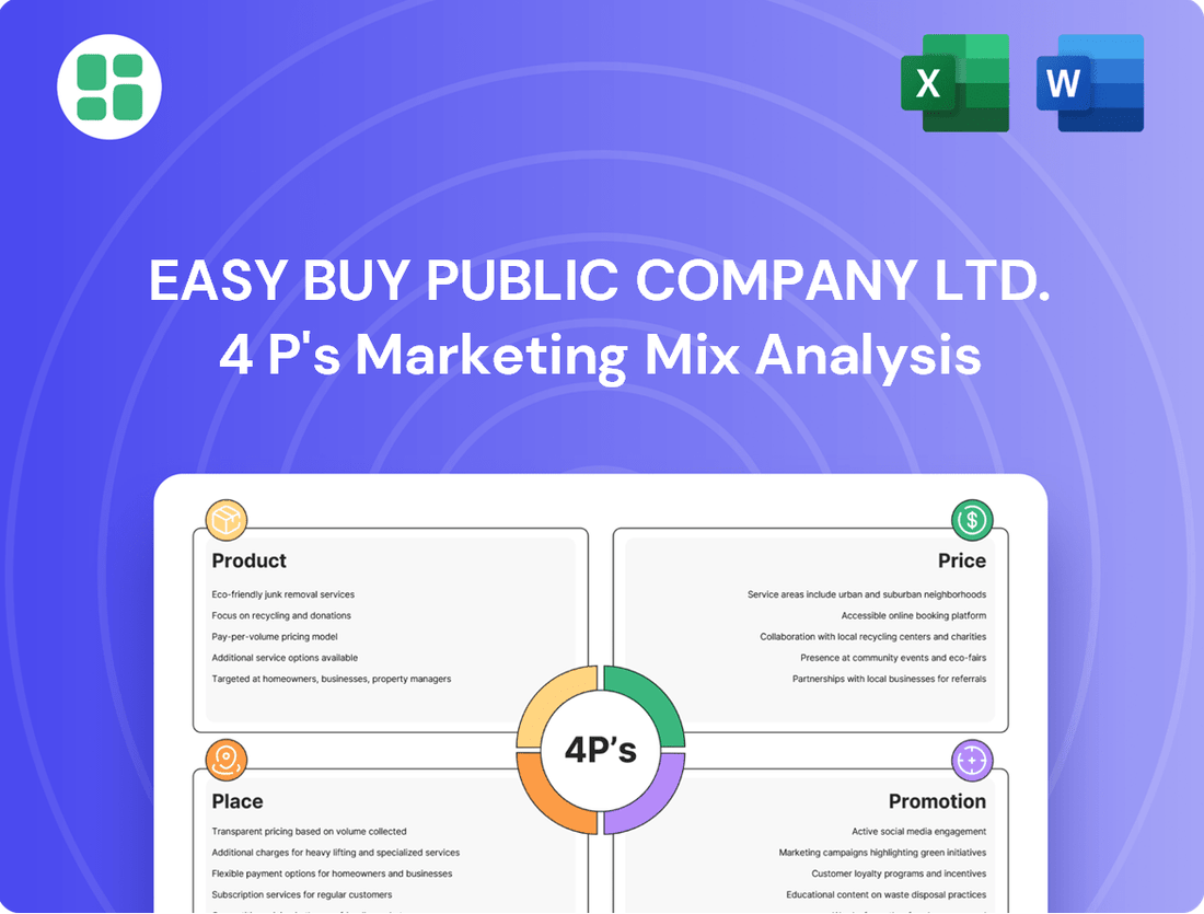 Easy Buy Public Company Ltd. Marketing Mix