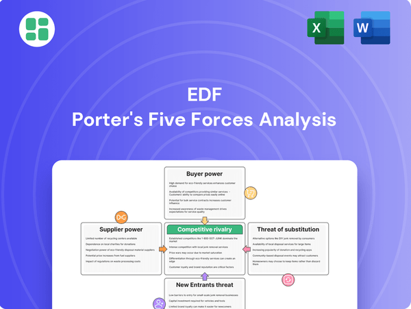 EDF Porter's Five Forces Analysis