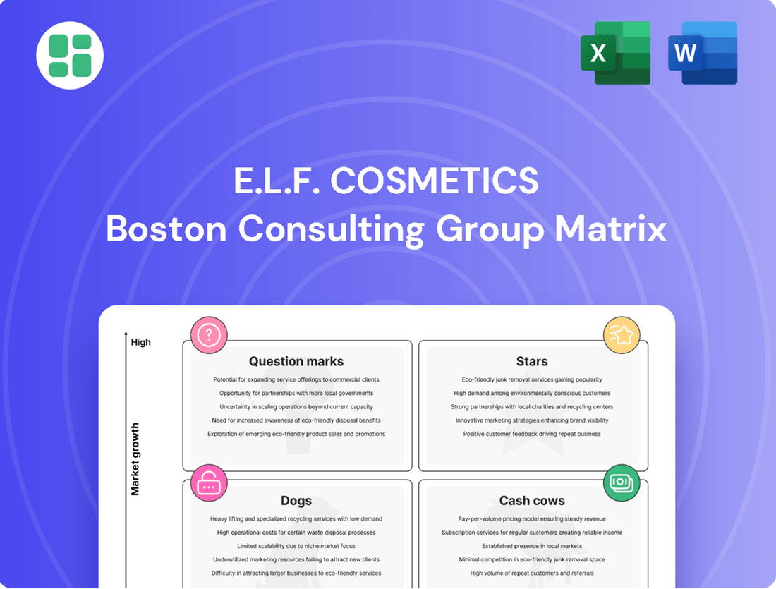 e.l.f. Cosmetics Boston Consulting Group Matrix