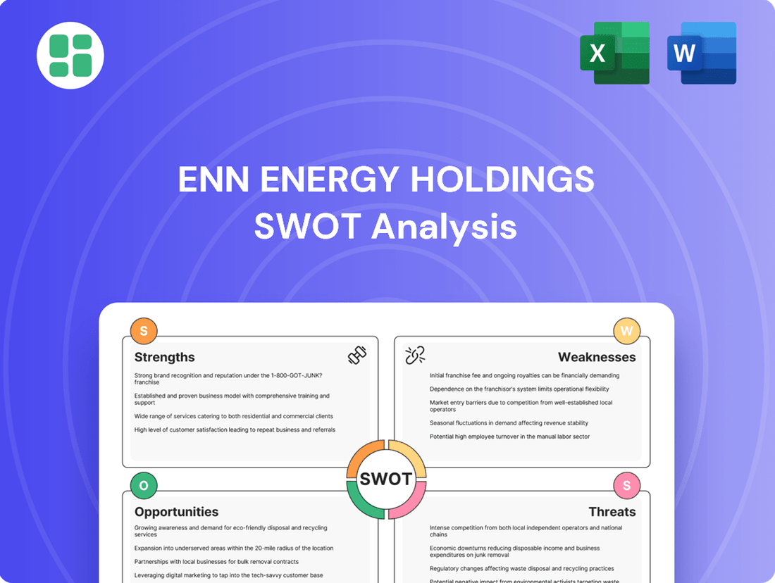 ENN Energy Holdings SWOT Analysis