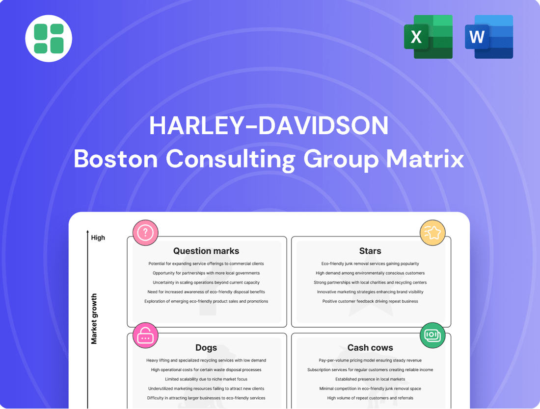 Harley-Davidson Boston Consulting Group Matrix