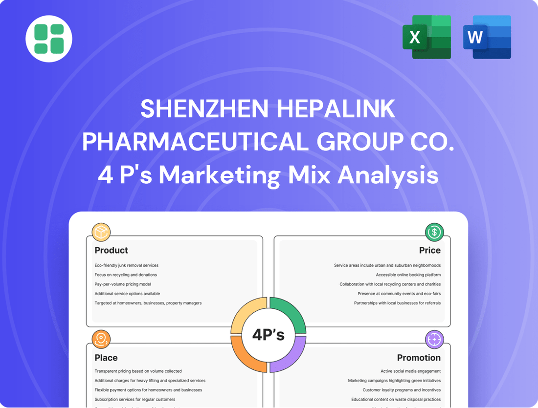 Shenzhen Hepalink Pharmaceutical Group Co. Marketing Mix