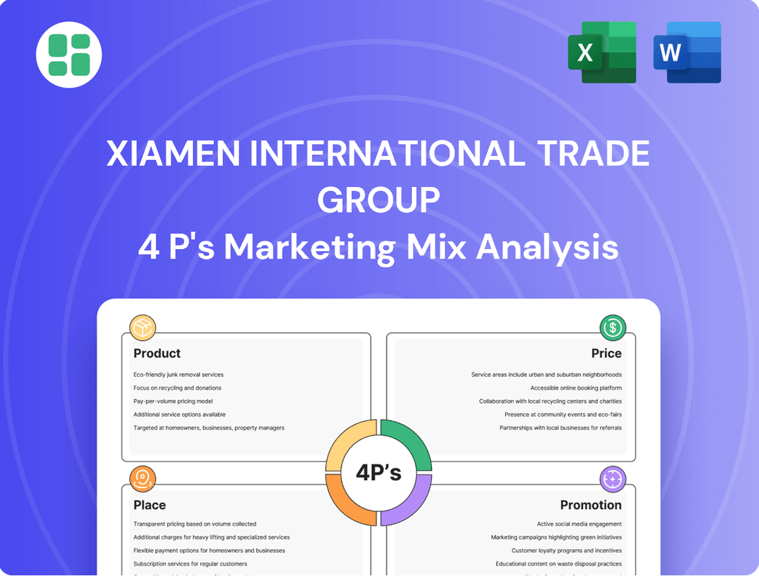 Xiamen International Trade Group Marketing Mix