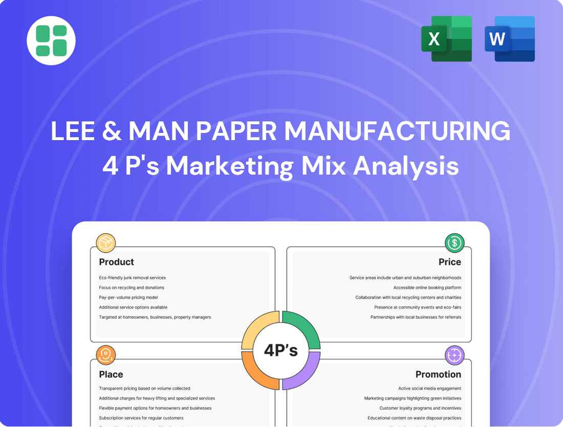 Lee & Man Paper Manufacturing Marketing Mix