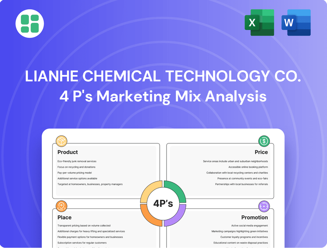 Lianhe Chemical Technology Co. Marketing Mix