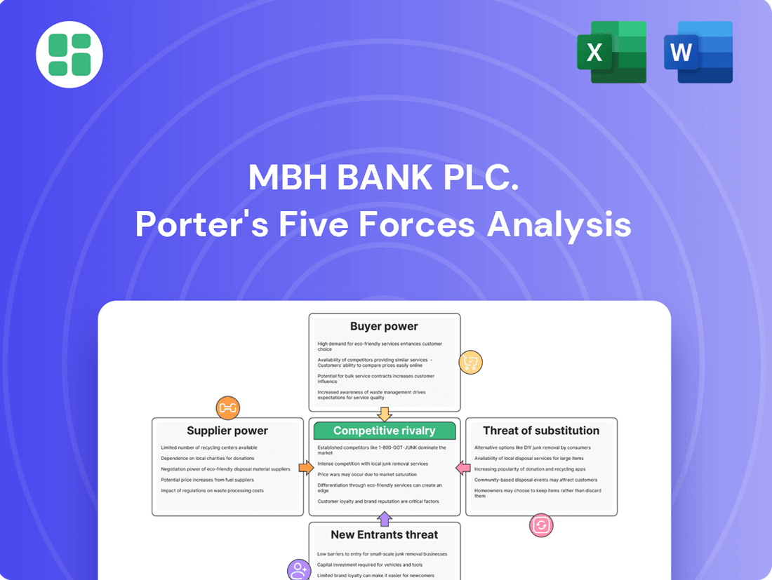 MBH Bank Plc. Porter's Five Forces Analysis