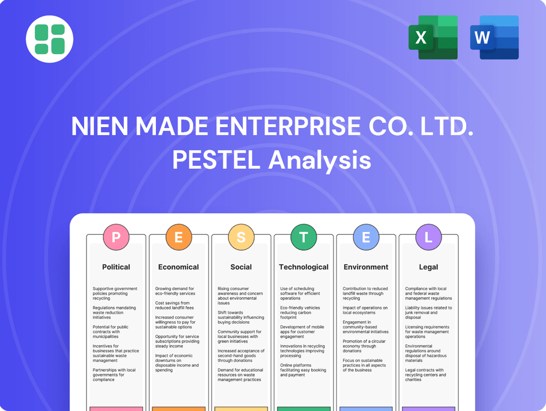 Nien Made Enterprise Co. Ltd. PESTLE Analysis