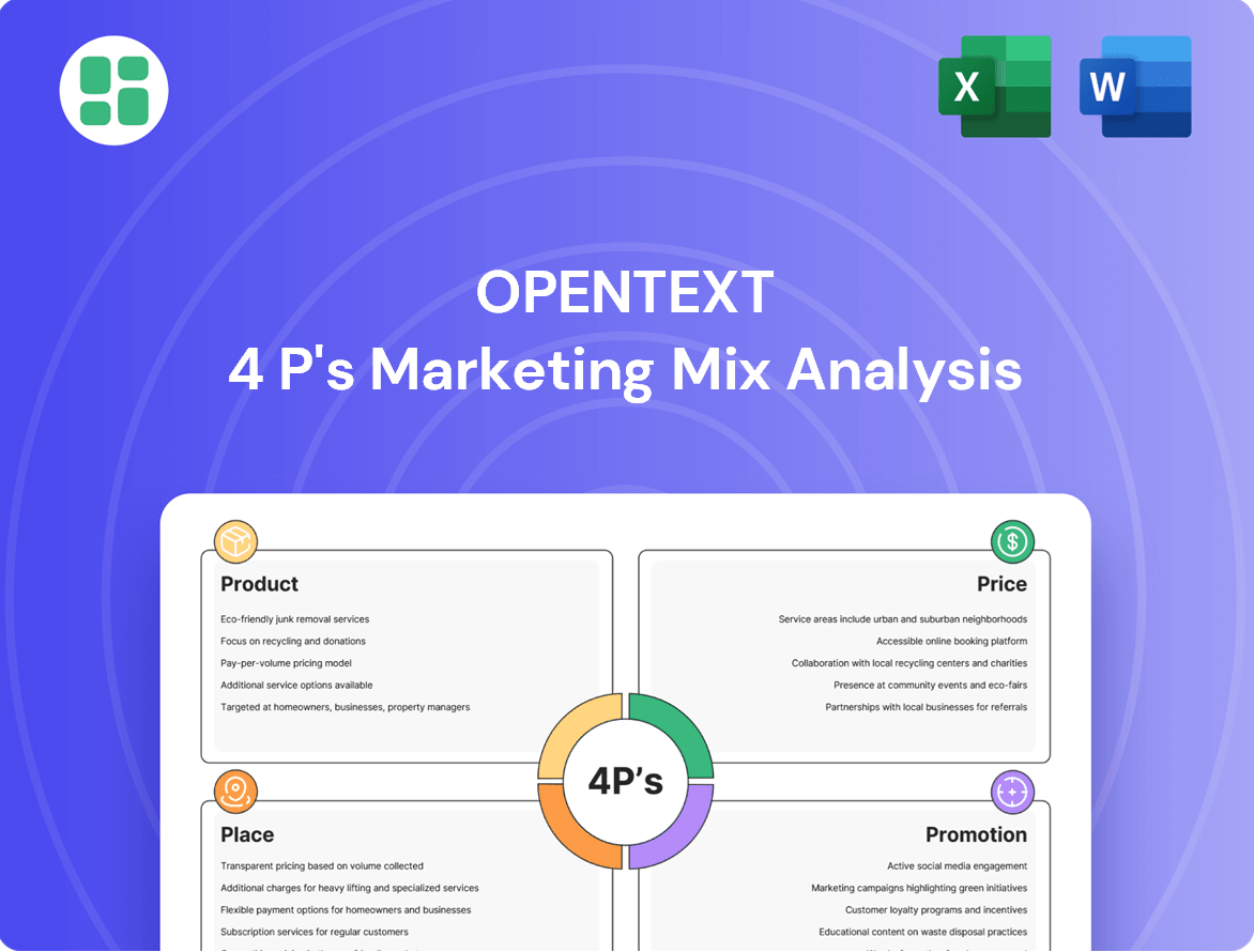 Opentext Analysis Marketing Mix Analysis of OpenText – Pestel-analysis.com