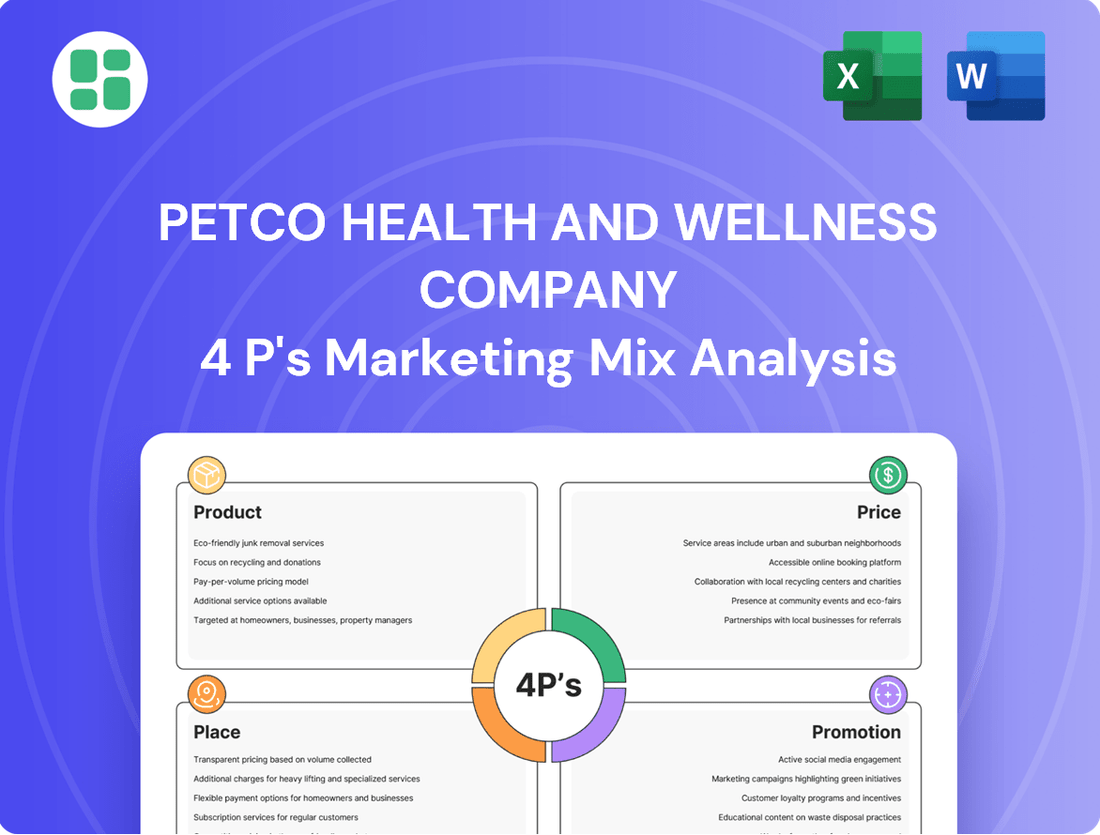 Petco Health and Wellness Company Marketing Mix