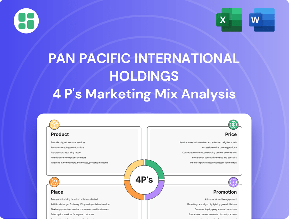 Pan Pacific International Holdings Marketing Mix