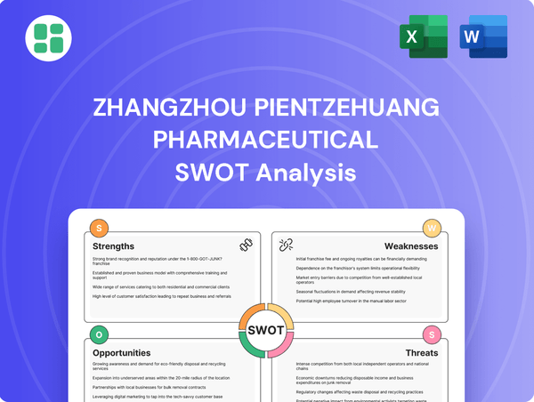 Zhangzhou Pientzehuang Pharmaceutical SWOT Analysis