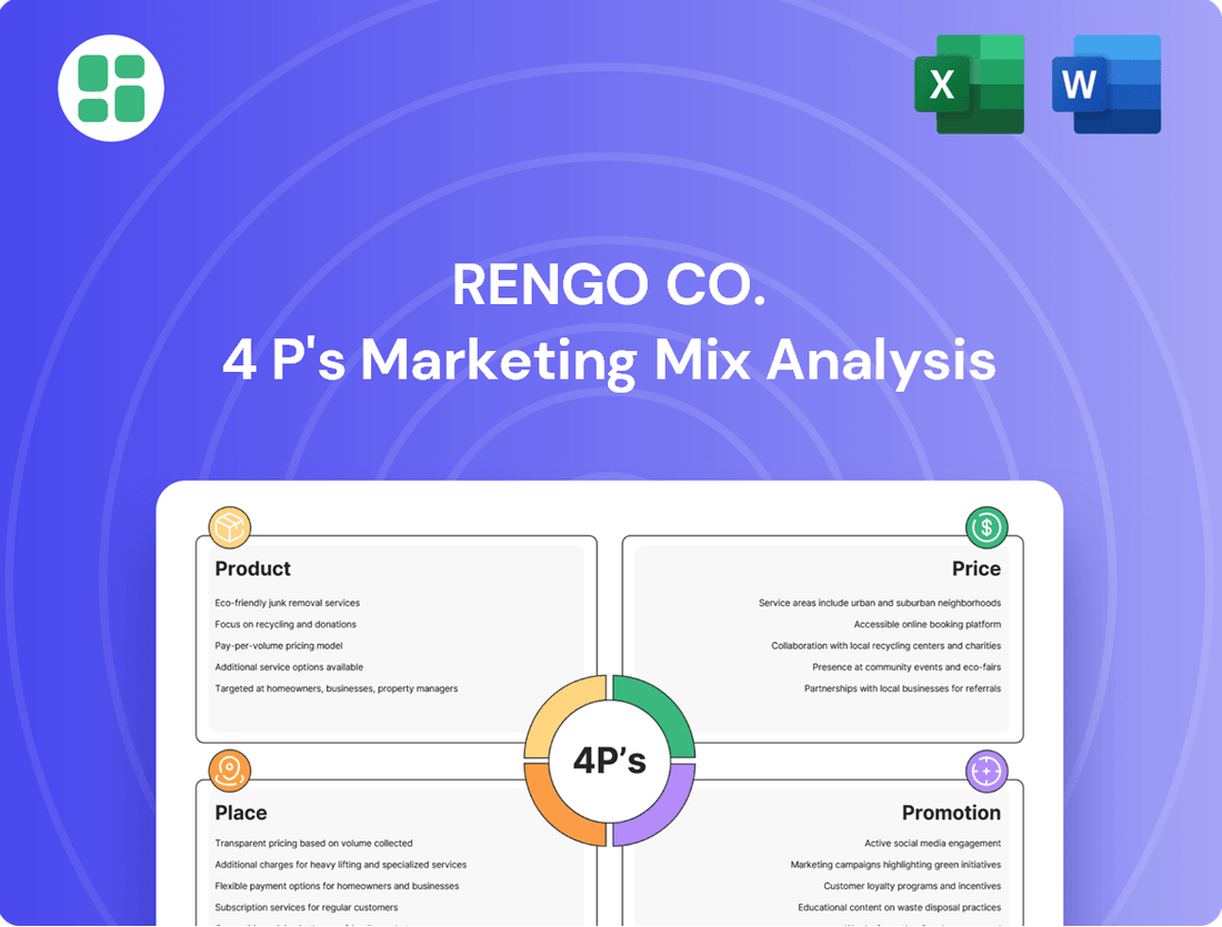 Rengo Co. Marketing Mix