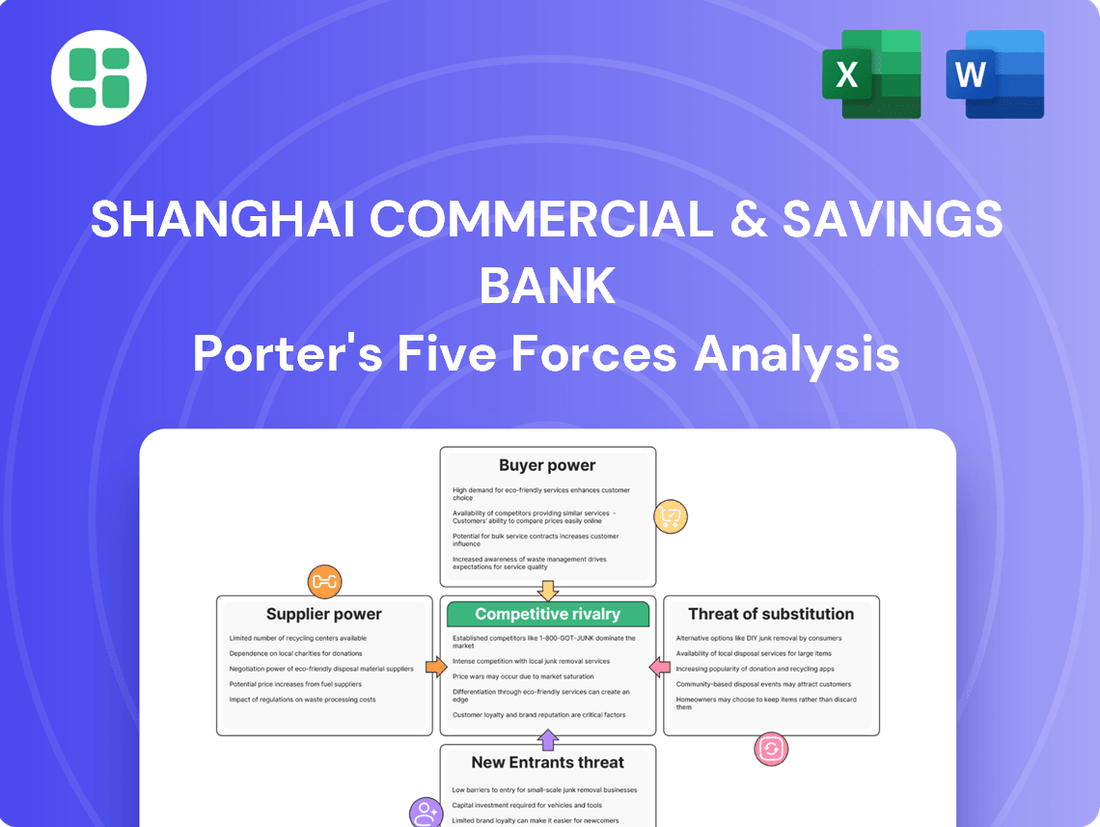 Shanghai Commercial & Savings Bank Porter's Five Forces Analysis