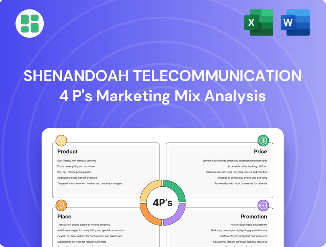 Shenandoah Telecommunication Marketing Mix