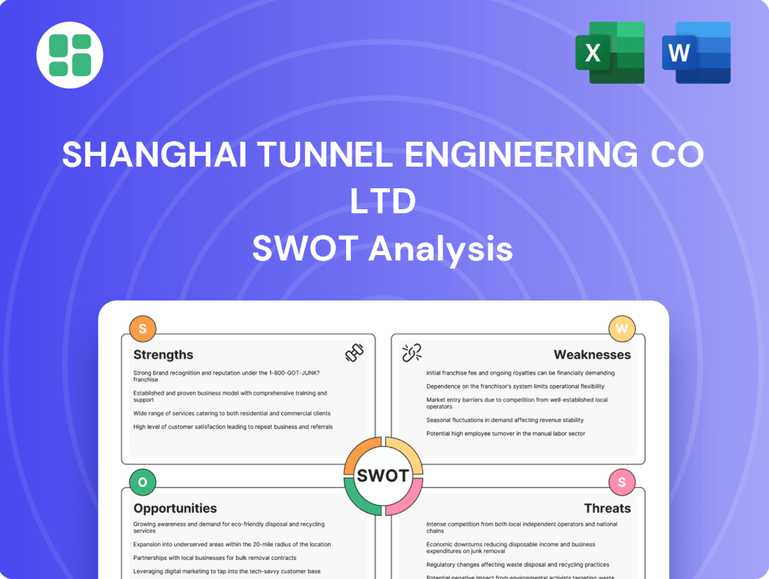 Shanghai Tunnel Engineering Co Ltd SWOT Analysis