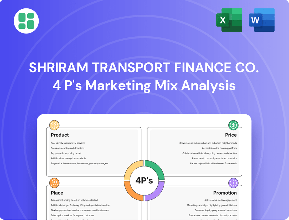 Shriram Transport Finance Co. Marketing Mix