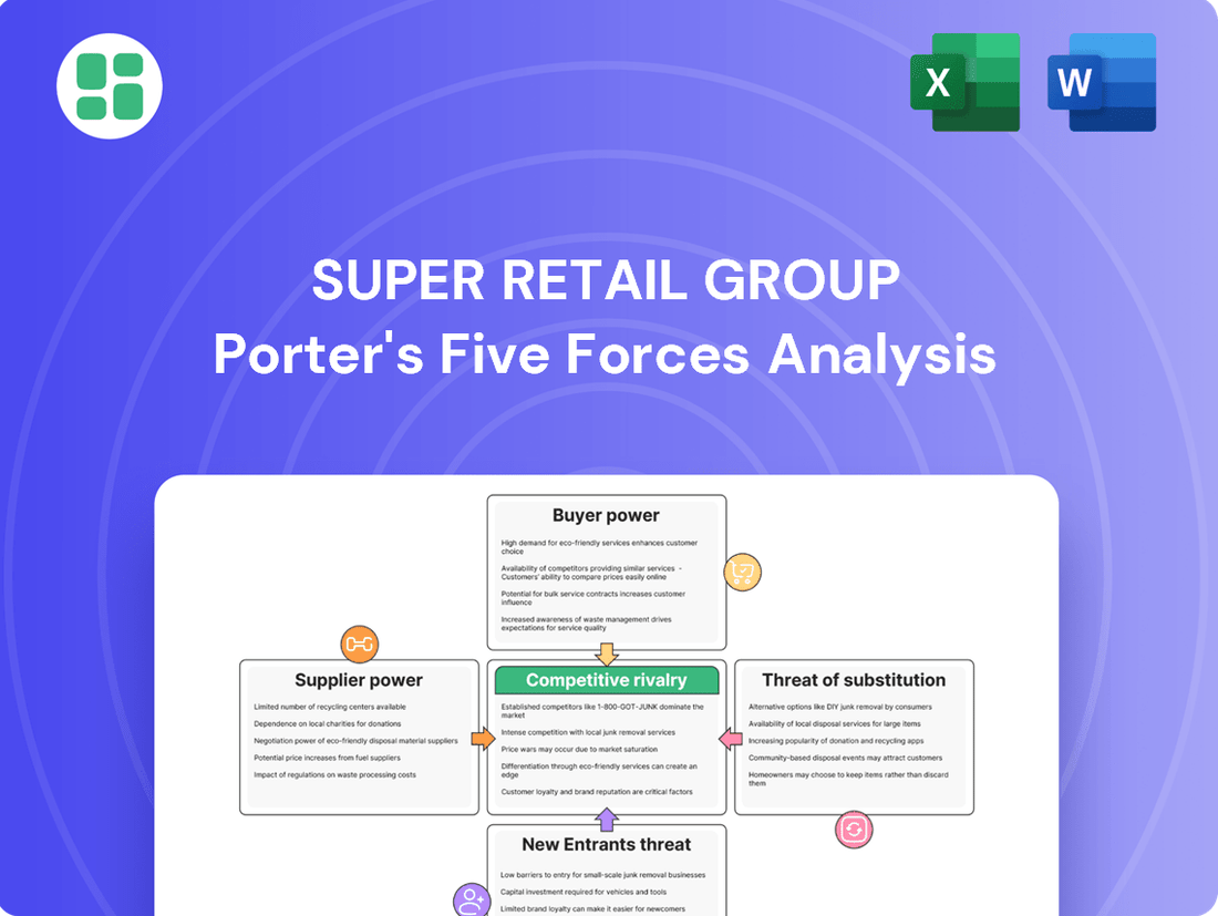 Super Retail Group Porter's Five Forces Analysis