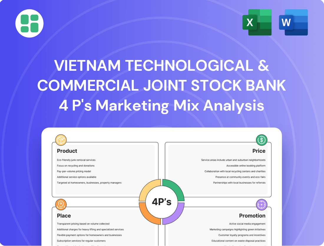 Vietnam Technological & Commercial Joint Stock Bank Marketing Mix