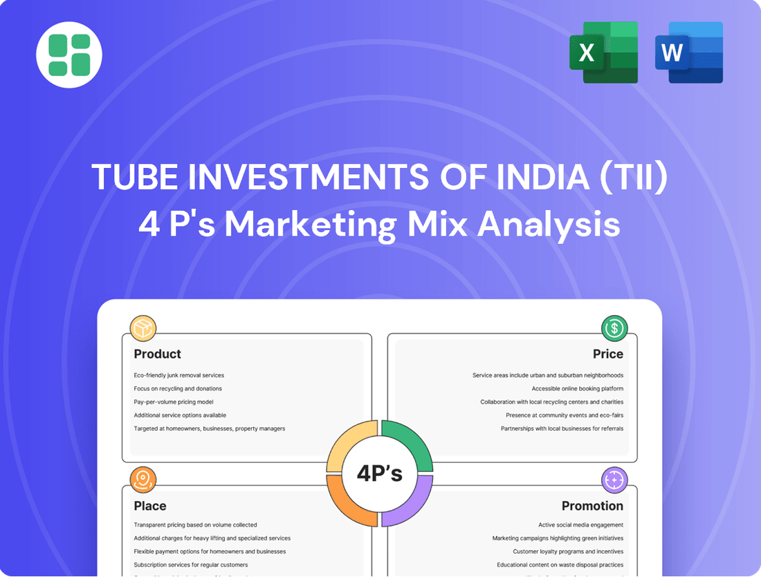 Tube Investments of India (TII) Marketing Mix