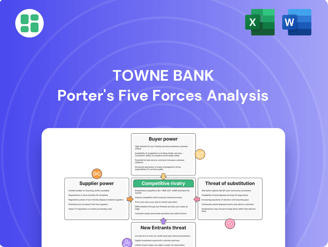 Towne Bank Porter's Five Forces Analysis